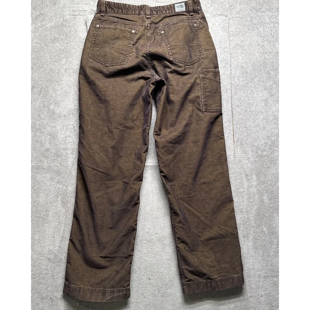 The North Face Brown Corduroy Pants Outdoor Hiking Workwear Mens 30 Straight Fit